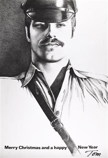 TOM OF FINLAND (1920-1991) Group of 4 Photographs Signed, or Inscribed and Signed, Tom, to Ambrose,